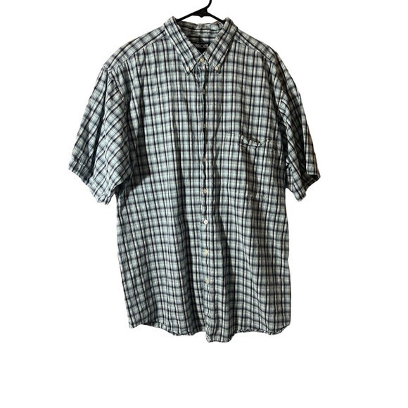 Cherokee Men's Button Down Shirt Short Sleeve‎ XLT Tall - Picture 1 of 4